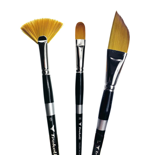 Fan, Filbert, or Dagger? How to Choose the Right Brush Shape for Your Art