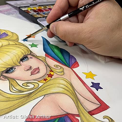 Trekell Onyx Short Handle Top Sellers Brush Set