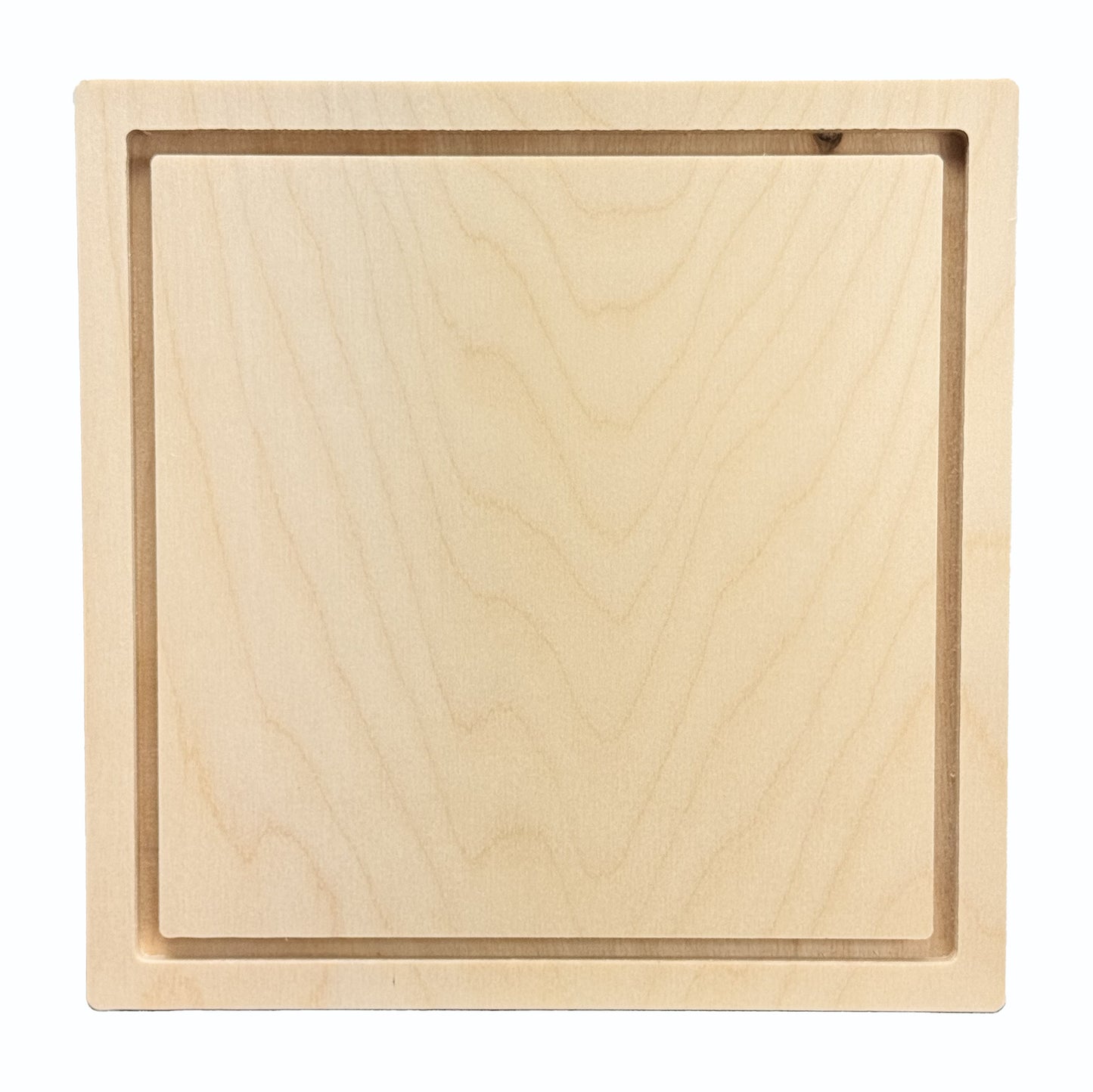 Trekell Floater Panel - Wooden Canvas + Frame - 8" x 8"