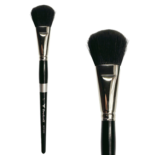 Trekell Mop Short Handle Artist Brush, size 1" Oval Mop, perfect tool for watercolor, acrylic, or oil paintings.