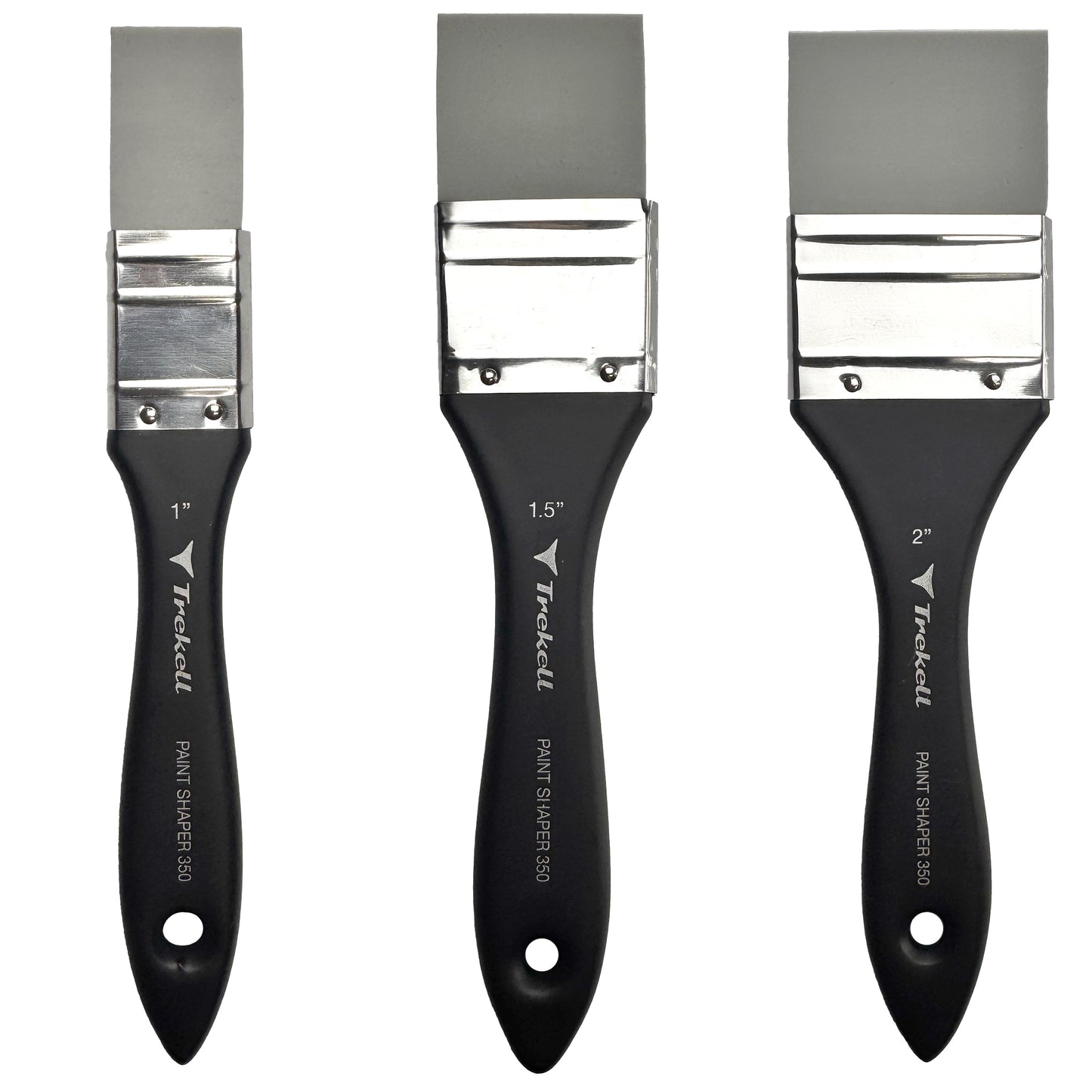 Trekell Paint Shapers feature 6" ergonomic handles and silicone tips, ideal for blending, shaping, and texturing paint, pastels, clay, and more.