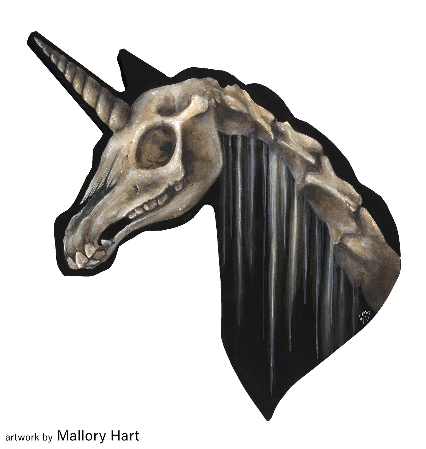 Panel Unicornio Trekell - Lienzo para pintar de madera