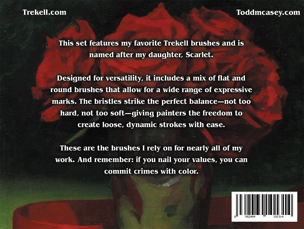 Todd M. Casey Scarlet Brush Set by Trekell