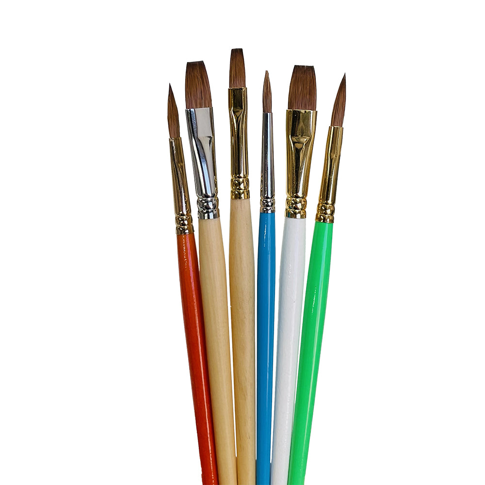 Pinstriping & Lettering - 6 Short Handle | Trekell Art Supplies Script/Rigger - 8050 Series / 4