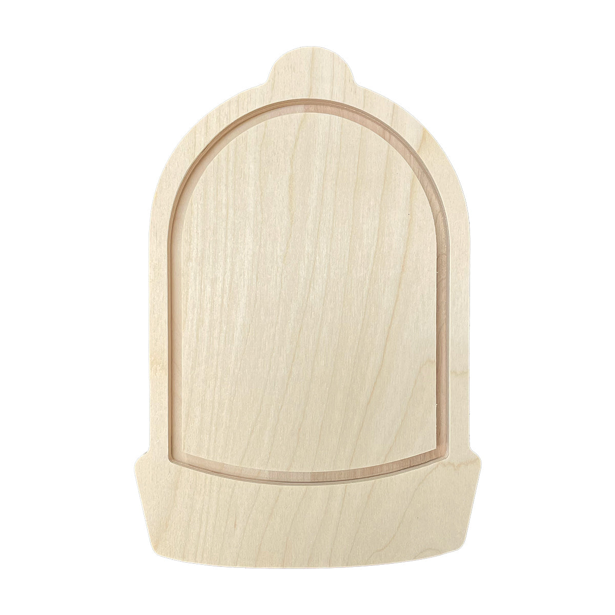 Trekell Art Supplies Domed Cloche Terrarium Floater 1/2" Baltic Birch Wood Panel