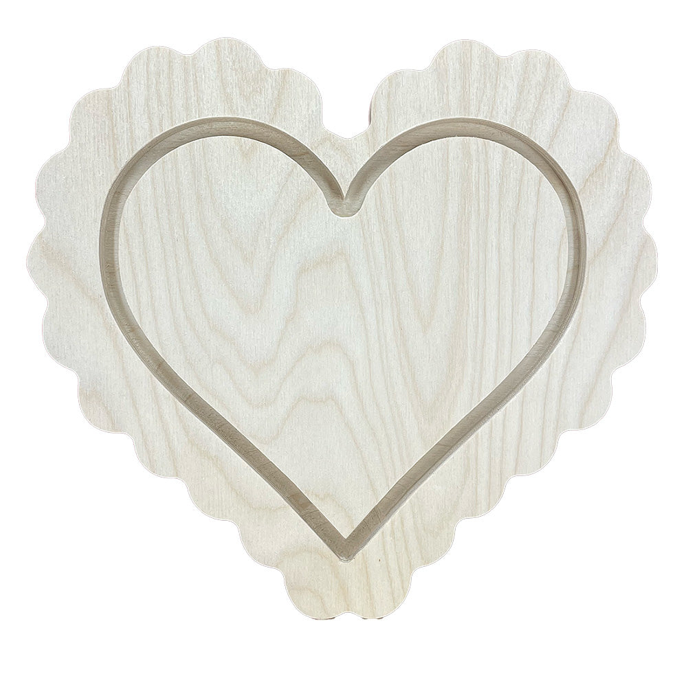 Candy Heart-Shaped Wood Panels | Perfect Valentine's Day Canvas