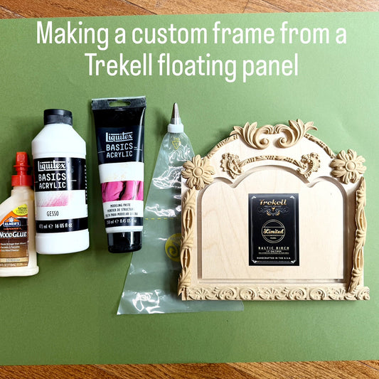How to Turn Trekell Gothic Panels into Custom Framed Painting Surfaces