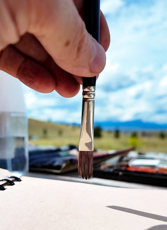 How to Use the Trekell Legion Long Filbert for Gouache, Oil, and Acrylic Landscapes with Justin Donaldson