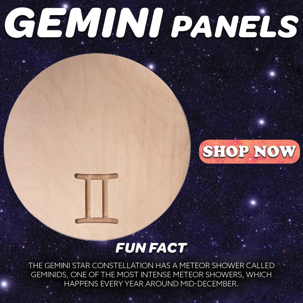 Trekell Art Supplies Gemini Zodiac Wood Baltic Birch Panel