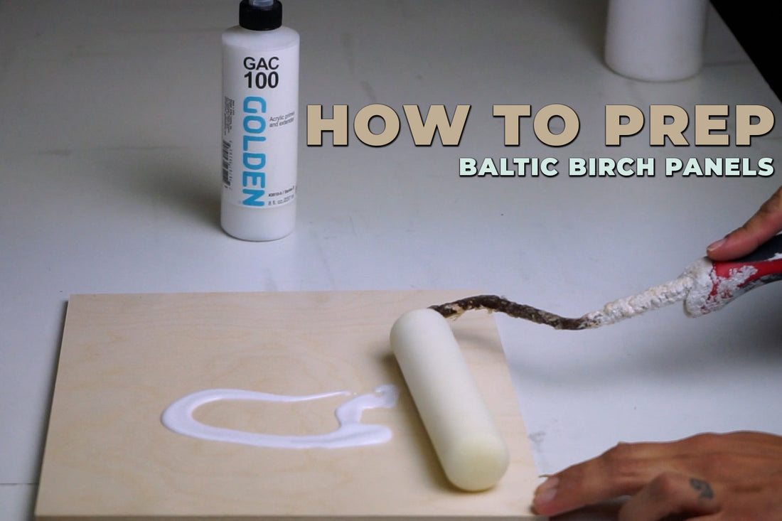 How to Prep Baltic Birch Panels for Different Painting Mediums