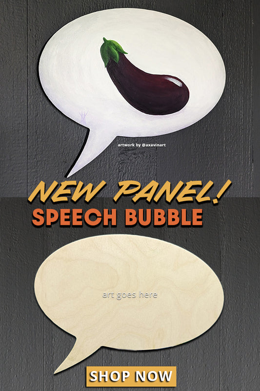 Amplify Your Creativity with Trekell's Speech Bubble Wood Panels