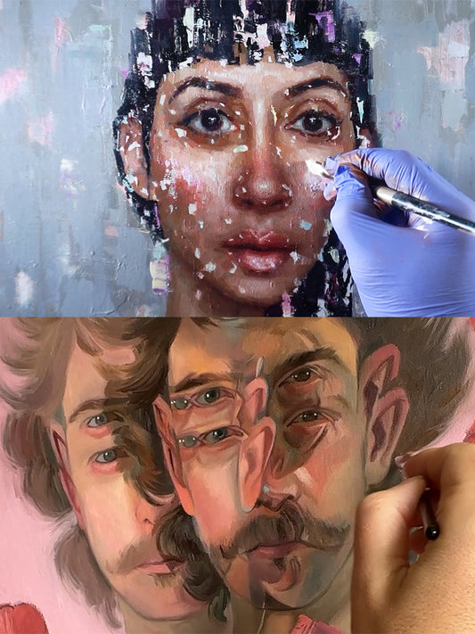 What Happens When Two Artists Swap Their Favorite Brushes?
