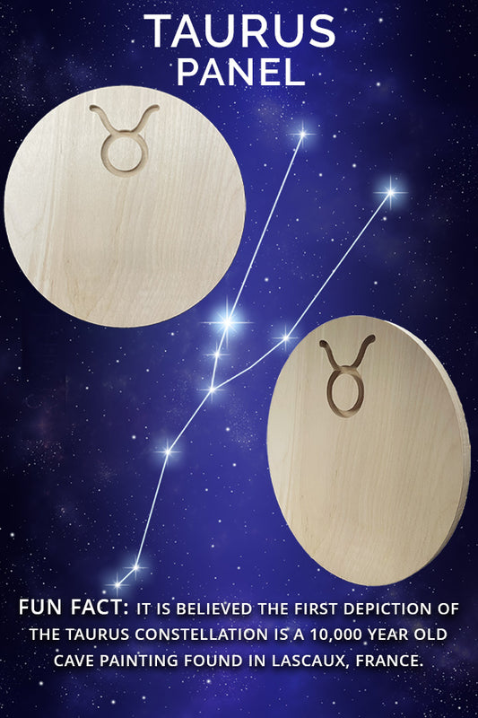 Introducing the Taurus-Shaped Wood Panels: Embrace Your Zodiac Sign with Artistic Expression