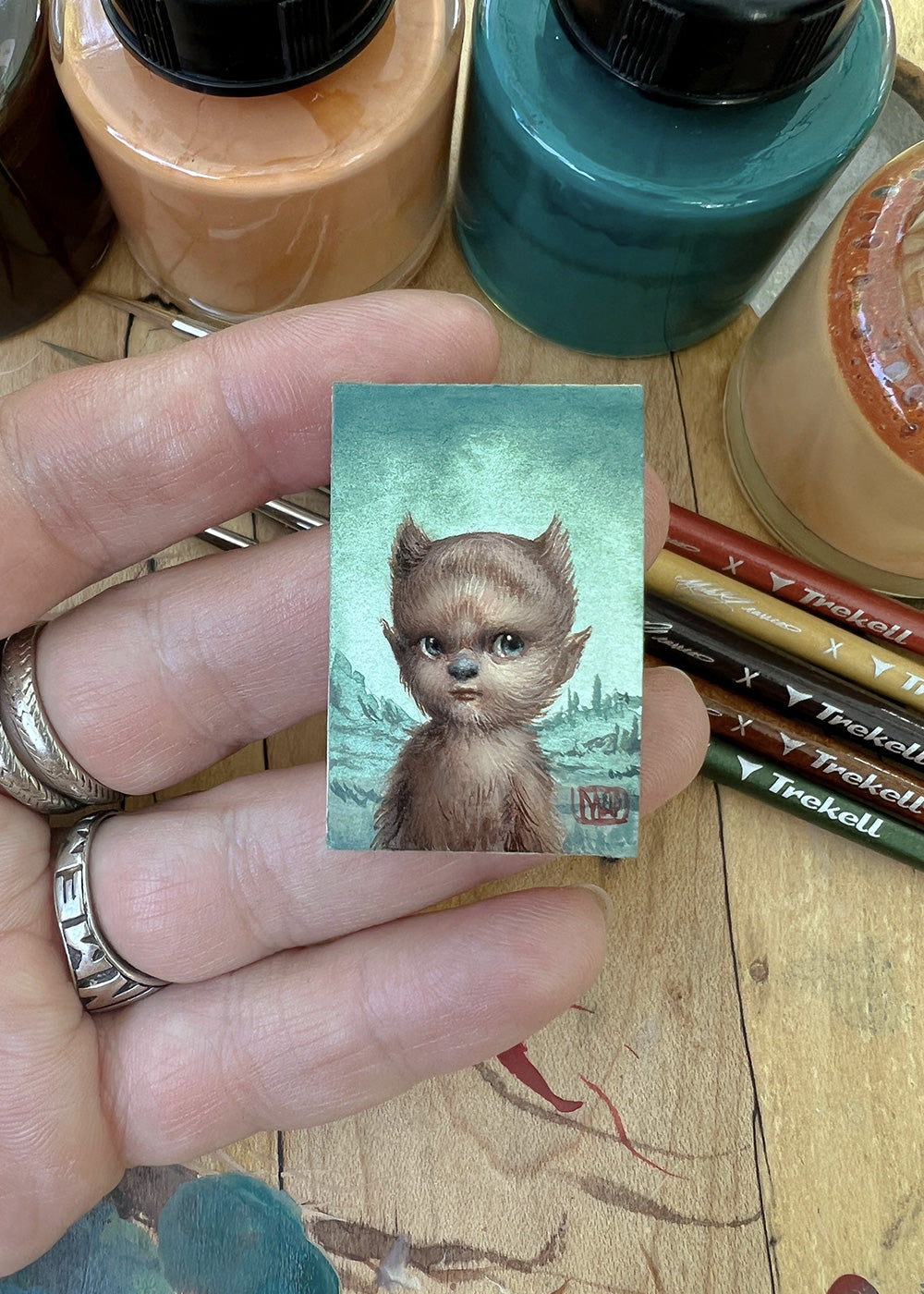 Mini Artist Canvases | Tiny Art Panel | Trekell Art Supplies