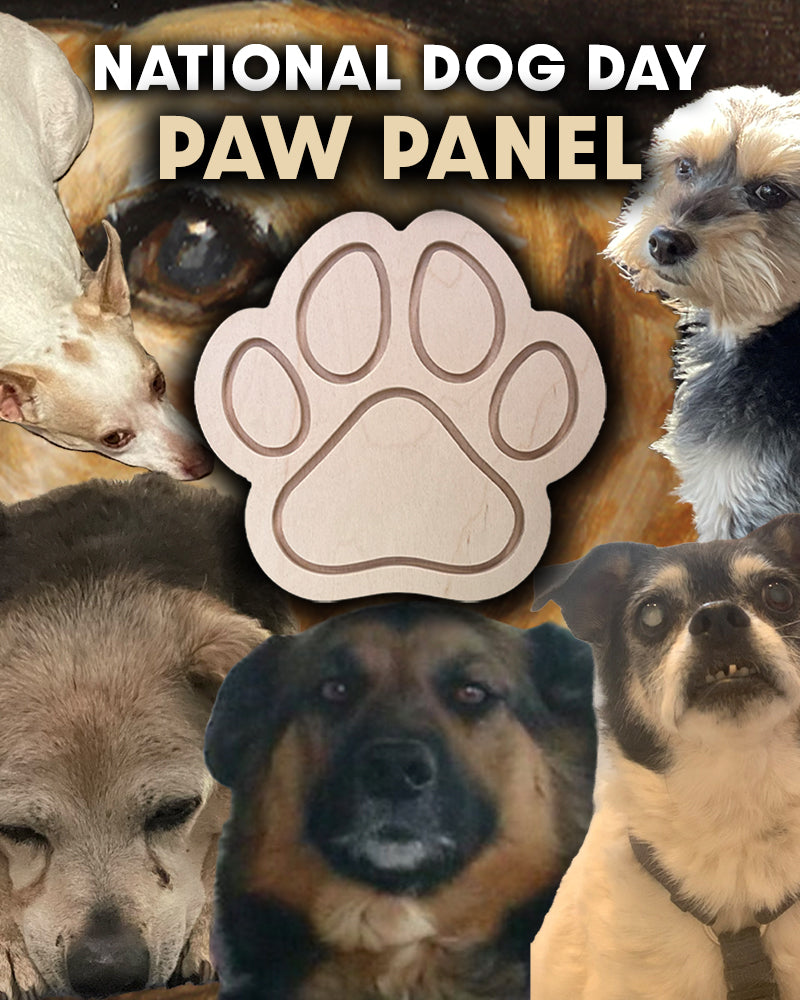 National Dog Day Special: Unveiling the Trekell Paw Print Panel for Creative Expression
