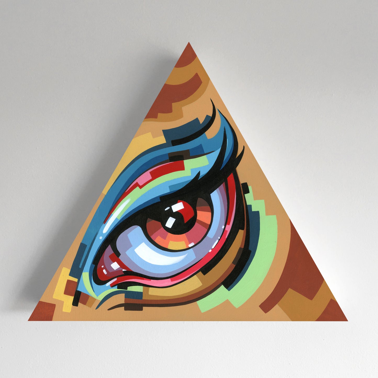 Trekell Triangle Baltic Birch Panel - Wooden Painting Canvas