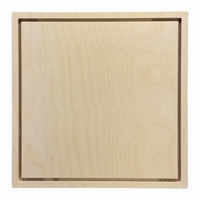 Trekell Floater Panel - Wooden Canvas + Frame - 12" x 12"