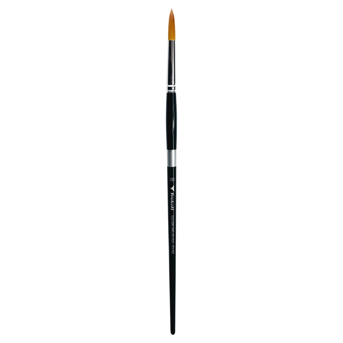 Trekell Golden Taklon Long Handle Artist Brush -  Size #20 Round
