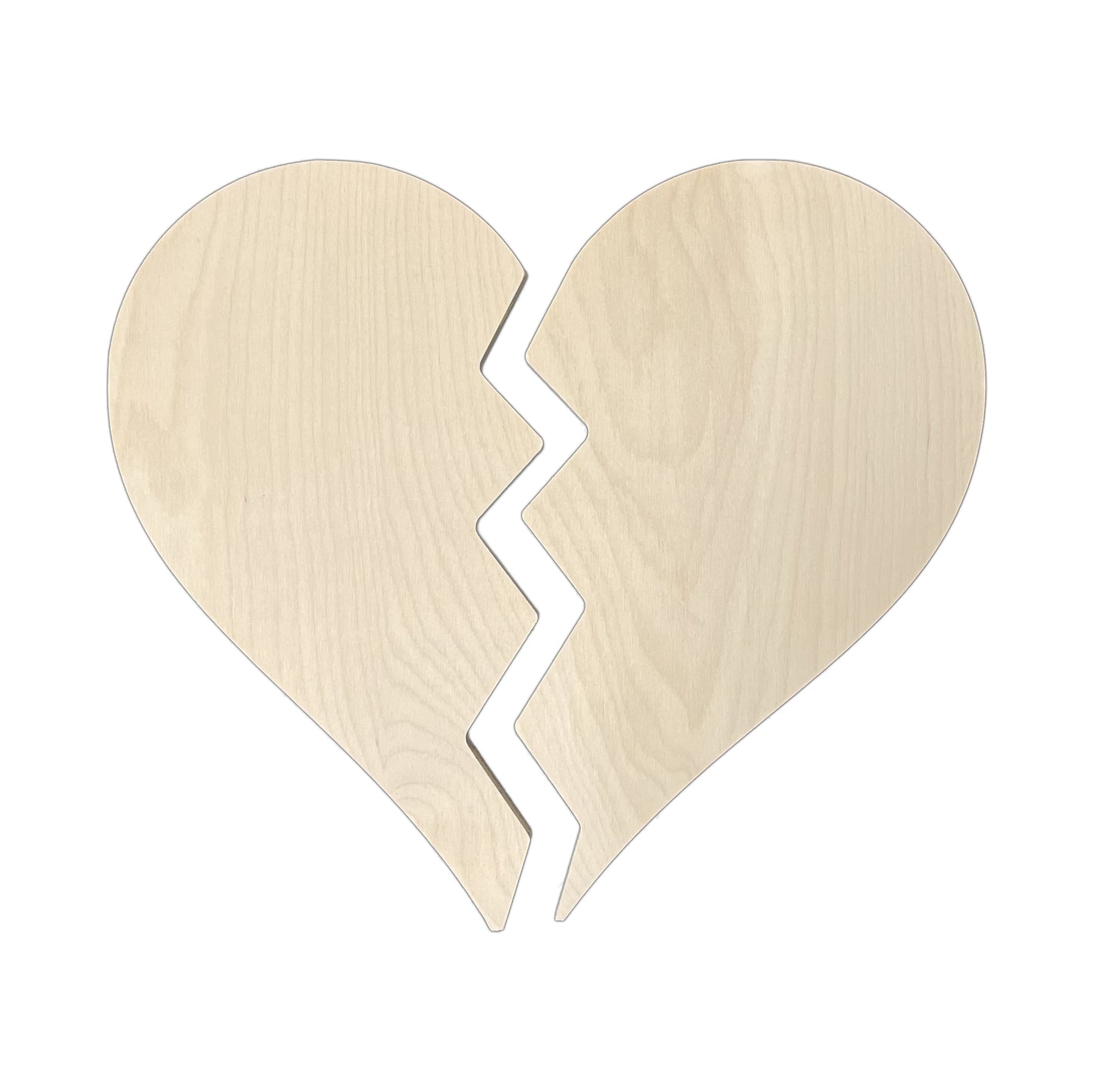Panel Trekell Broken Heart - Lienzo para pintar de madera 