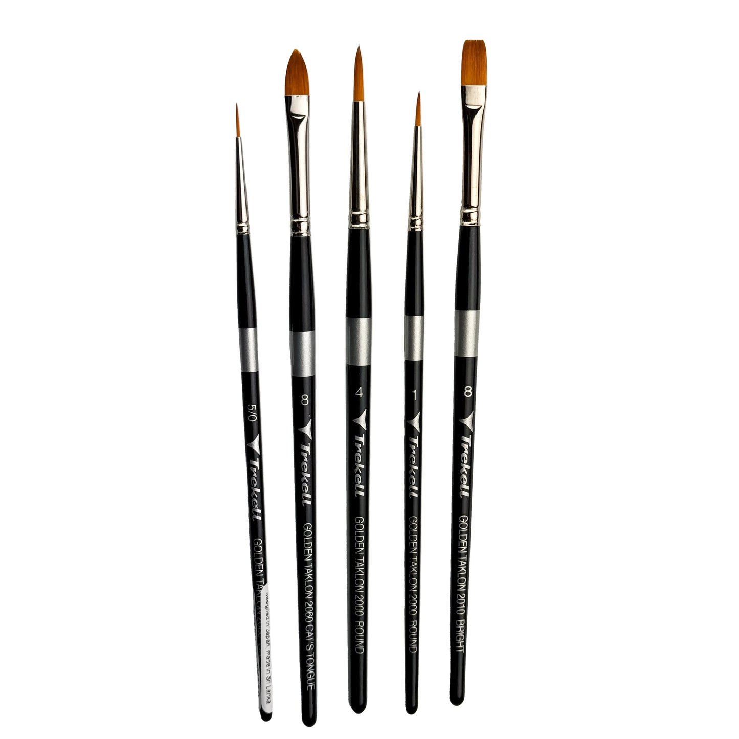Trekell 5-Piece Minimal Brush Set