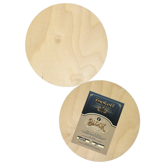 Trekell Raw Round Wood Panel - 1/2" Baltic Birch Circle Panel - 6"