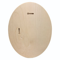 Trekell Oval Floater Panel - Oval Wooden Canvas + Frame - 7.5" x 10"