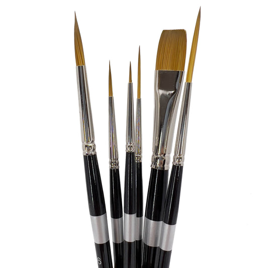 Trekell Protégé Short Handle Top Sellers Brush Set