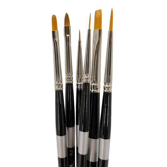 Trekell Art Supplies Golden Taklon Short Handle Top Sellers Brush Set