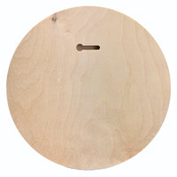 Trekell Round Floater Panel - Wooden Canvas + Frame - 8"