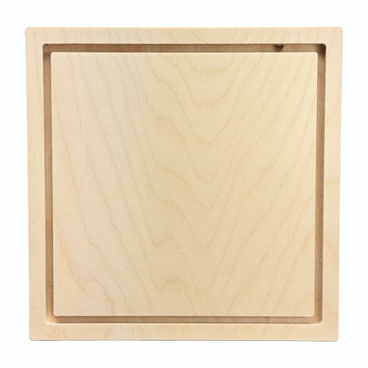 Trekell Floater Panel - Wooden Canvas + Frame - 8" x 8"