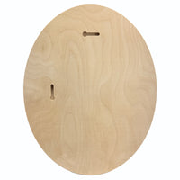Trekell  Oval Floater Panel - Oval Wooden Canvas + Frame - 9" x 12"