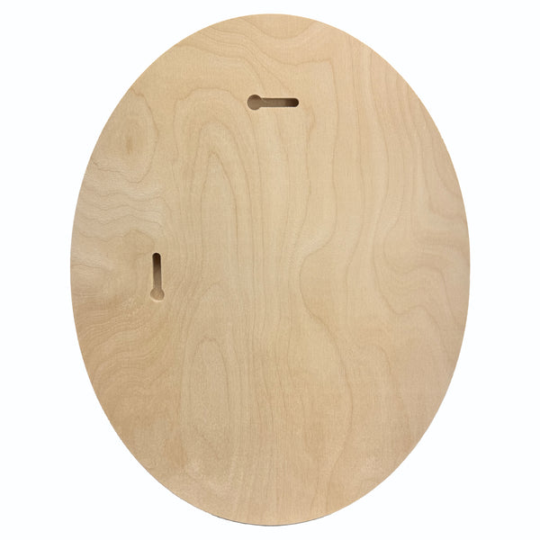Trekell  Oval Floater Panel - Oval Wooden Canvas + Frame - 9" x 12"