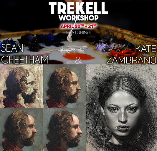 Trekell Workshops with Kate Zambrano and Sean Cheetham - April 20th and 21st, 2024 - Non-Refundable