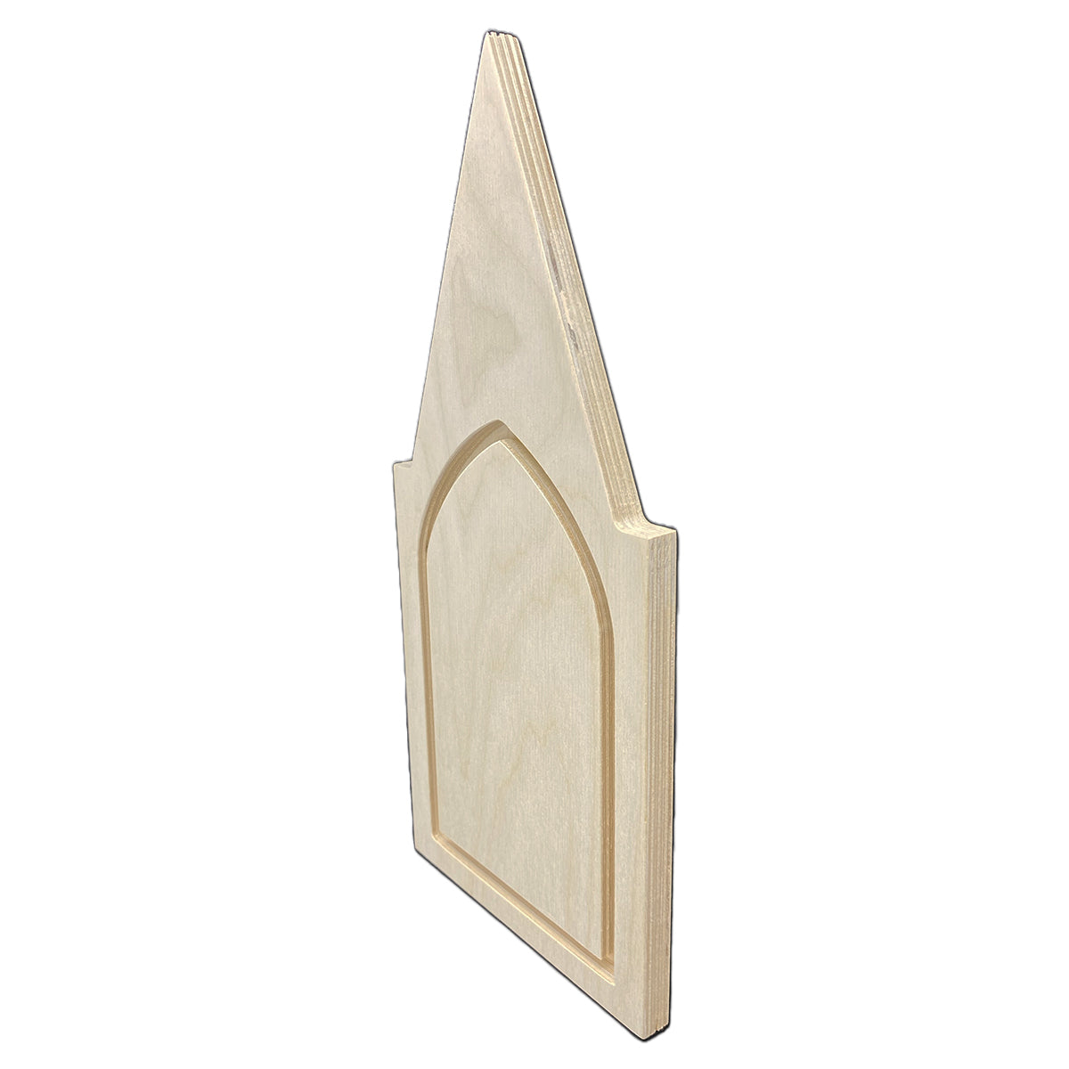 Prague Gothic Panel - Wooden Artist Canvas - Trekell Art Supplies 1/2" thick Baltic birch painting board for oil, acrylic, watercolor, gouache, enamel, encaustic paint, pastel, charcoal, ink, pencil and pyrography