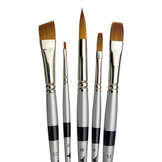 Trekell MIDZ Watercolor 5 Piece Brush Set