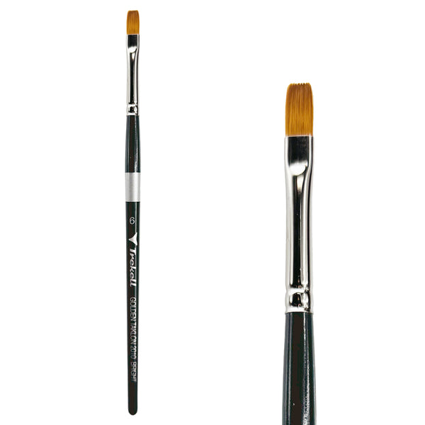 Princeton Real Value Brush Set - 9117, White Taklon, Short Handle, Set Of 4 Utre