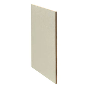 Trekell 9" x 12" L64C quadruple oil-primed linen panel mounted on 1/4" Baltic birch, fine portrait-grade weave with minimal texture, rigid archival surface ideal for oil painting.