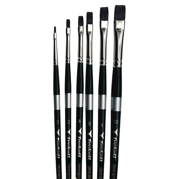Onyx Synthetic Squirrel Bright Brush Complete Set | Trekell