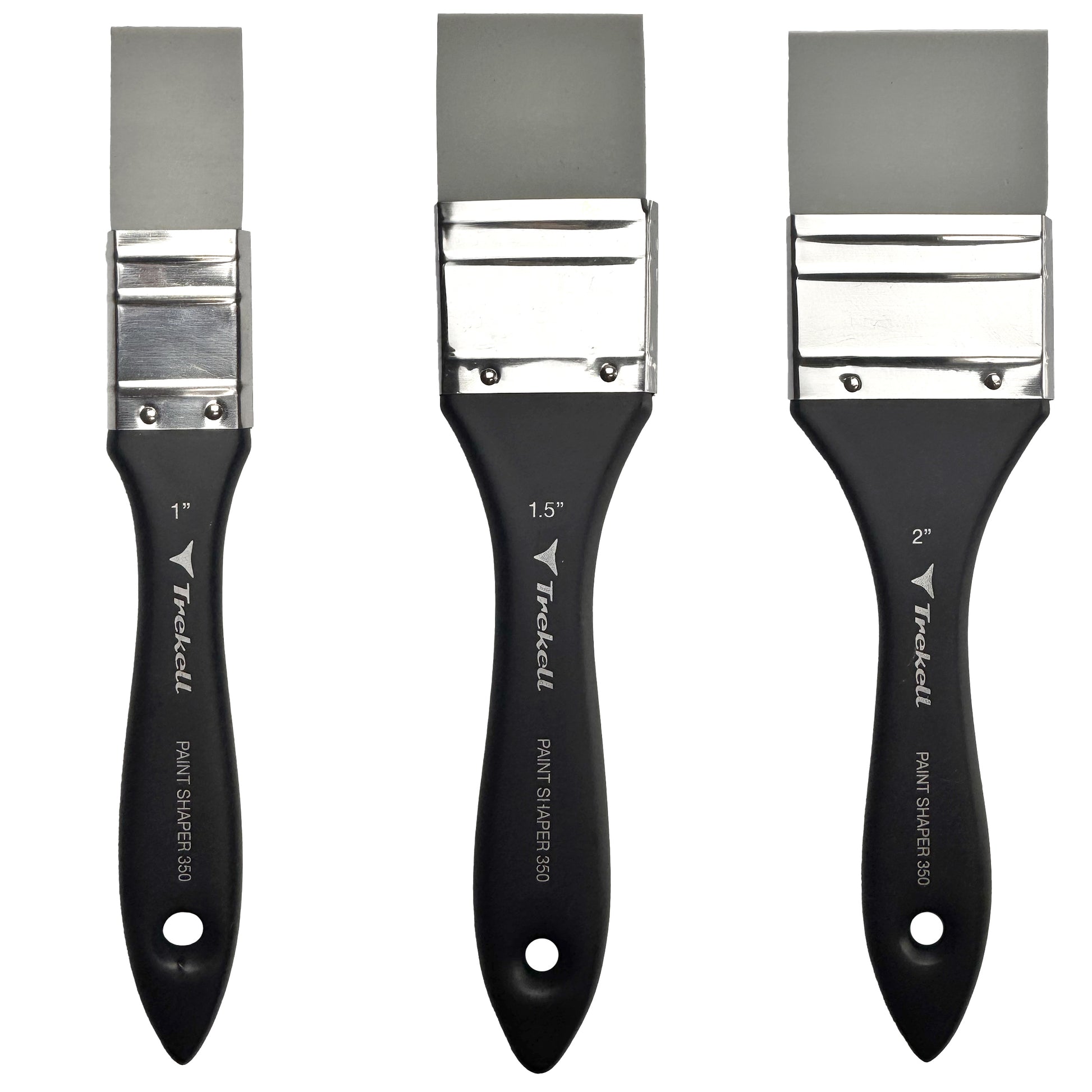 Trekell Paint Shapers feature 6" ergonomic handles and silicone tips, ideal for blending, shaping, and texturing paint, pastels, clay, and more.