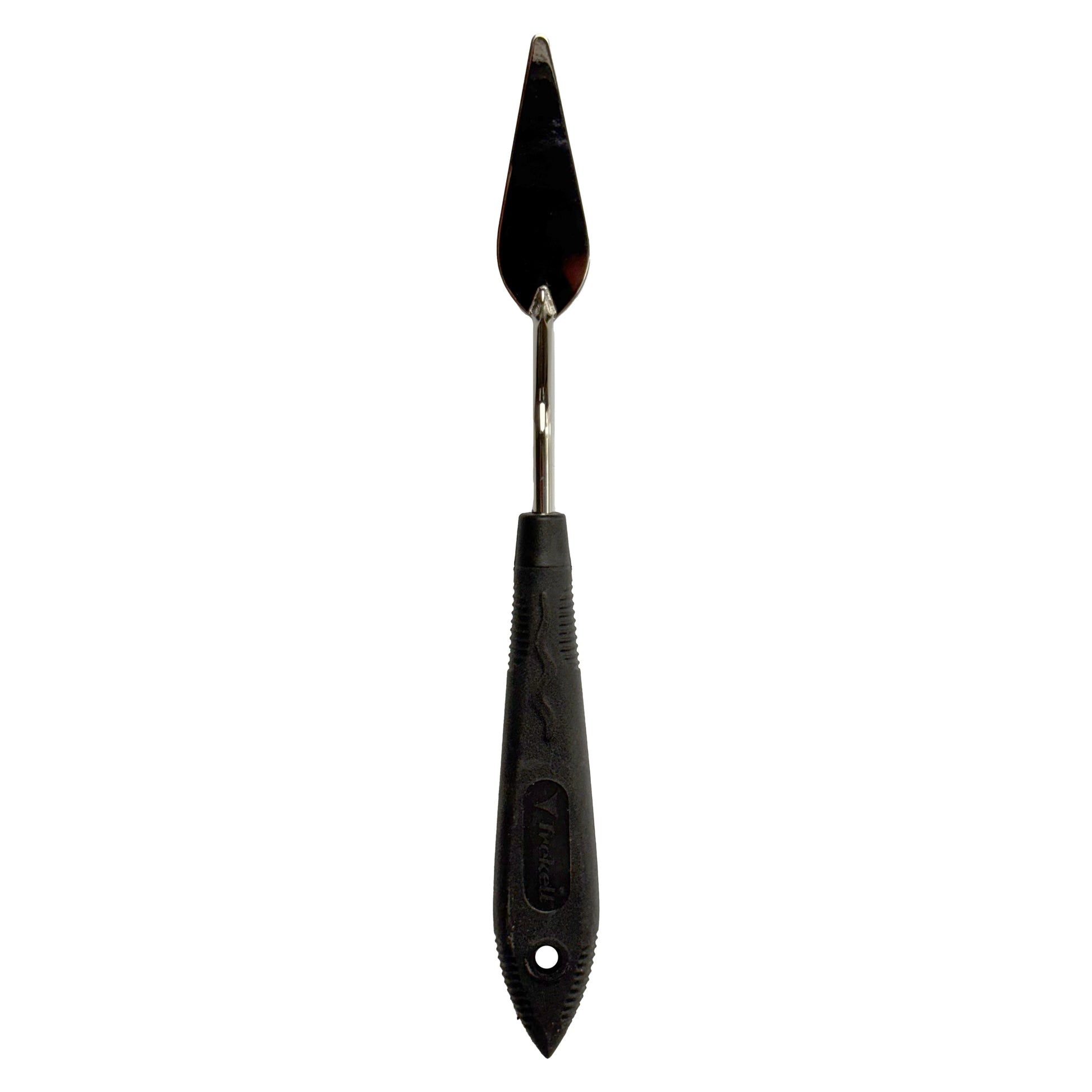 Trekell Paint and Palette Knife - Style 4 - Thin Teardrop is suitable for oils, acrylics, and more. They feature ergonomic handles for comfort and control, helping you elevate your artwork with ease.