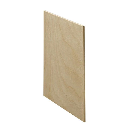 Trekell 8" x 10" unprimed 1/4" Baltic birch wood painting panel with pre-sanded smooth surface, versatile wooden canvas for oil, acrylic, watercolor, gouache, ink, charcoal, pastel, pencil, and other mixed media.
