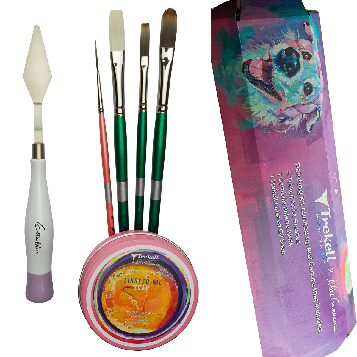Kit de pintura Alai Ganuza x Trekell