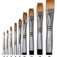 Trekell MIDZ Desert Blaze - Premium Artist Brushes for Beginners and Intermediate Artists - Trekell Art Supplies