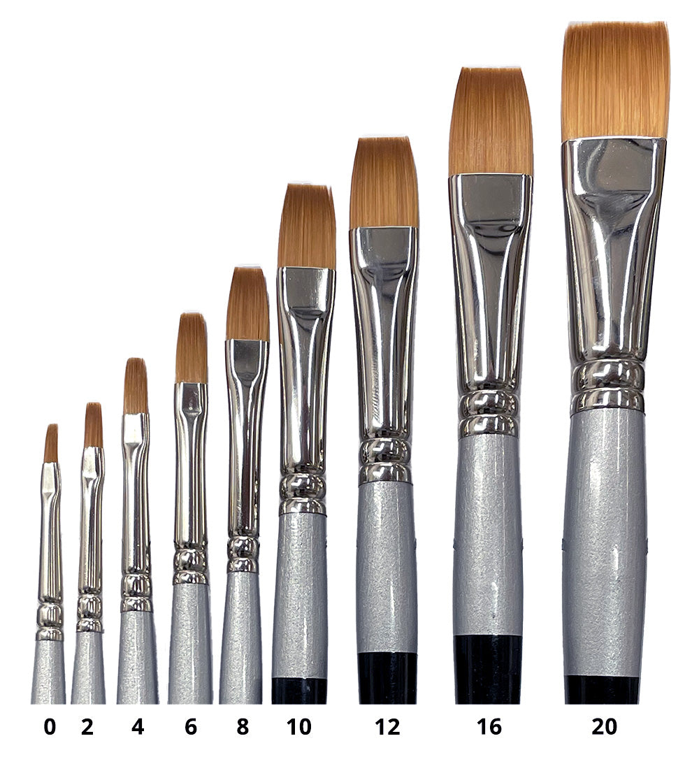 Trekell MIDZ Desert Blaze - Premium Artist Brushes for Beginners and Intermediate Artists - Trekell Art Supplies