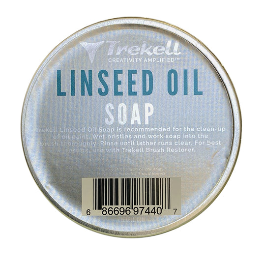 Trekell Linseed Oil Artist Brush Soap for cleaning and washing oil painting, enamel painting, water mixable oil painting brushes Trekell Art Supplies