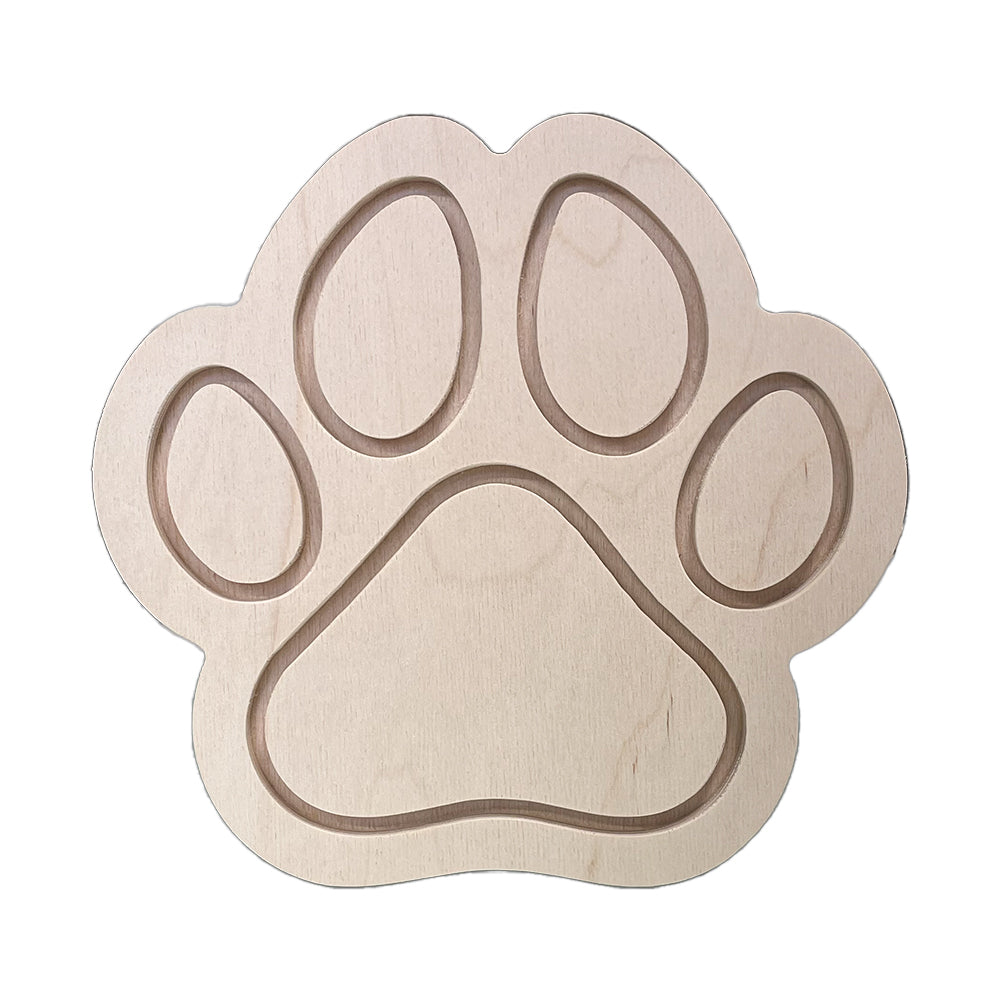 Trekell Art Supplies Paw Print Floater 1/2" Baltic Birch Panel