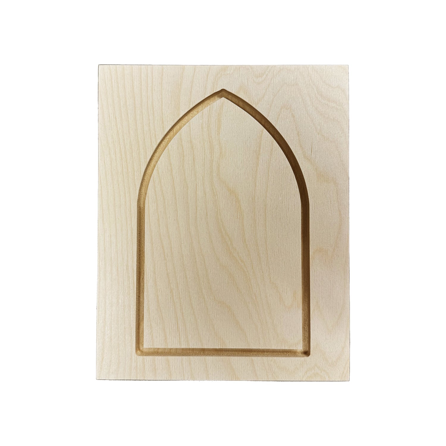 Trekell Arch Floater Panel – Baltic Birch Canvas with Frame
