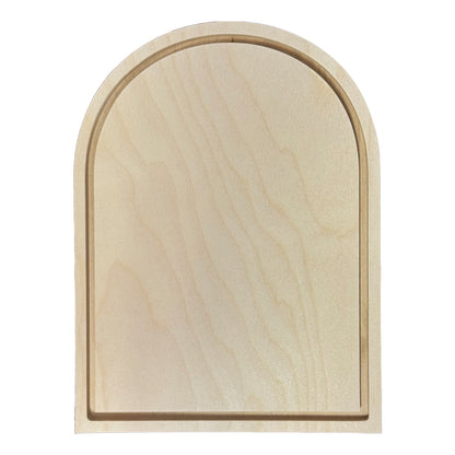 Trekell Gothic Rounded Arch Floater Panel - Wooden Painting Canvas +Frame