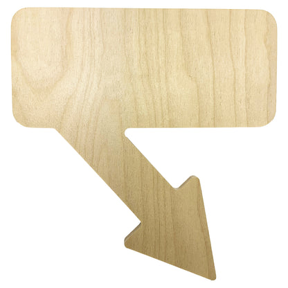 Trekell Vintage Service Sign - 1/2" Thick Raw Baltic Birch