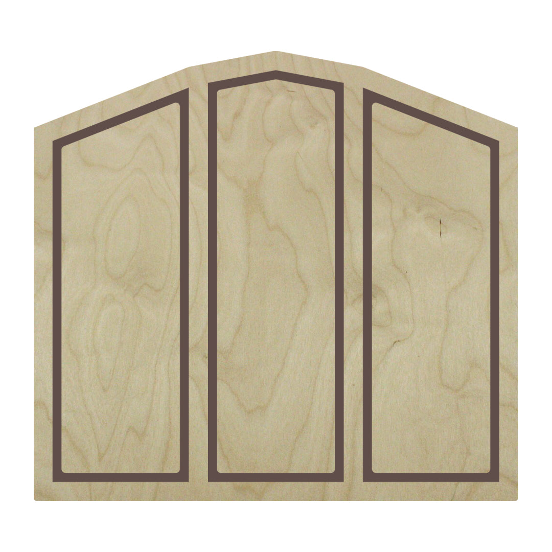 Trekell Imperfect Contemporary Triptych Panel - 2 Pack